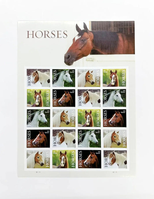 Discover the Artistic Value of Horse Forever Stamps Art Today
