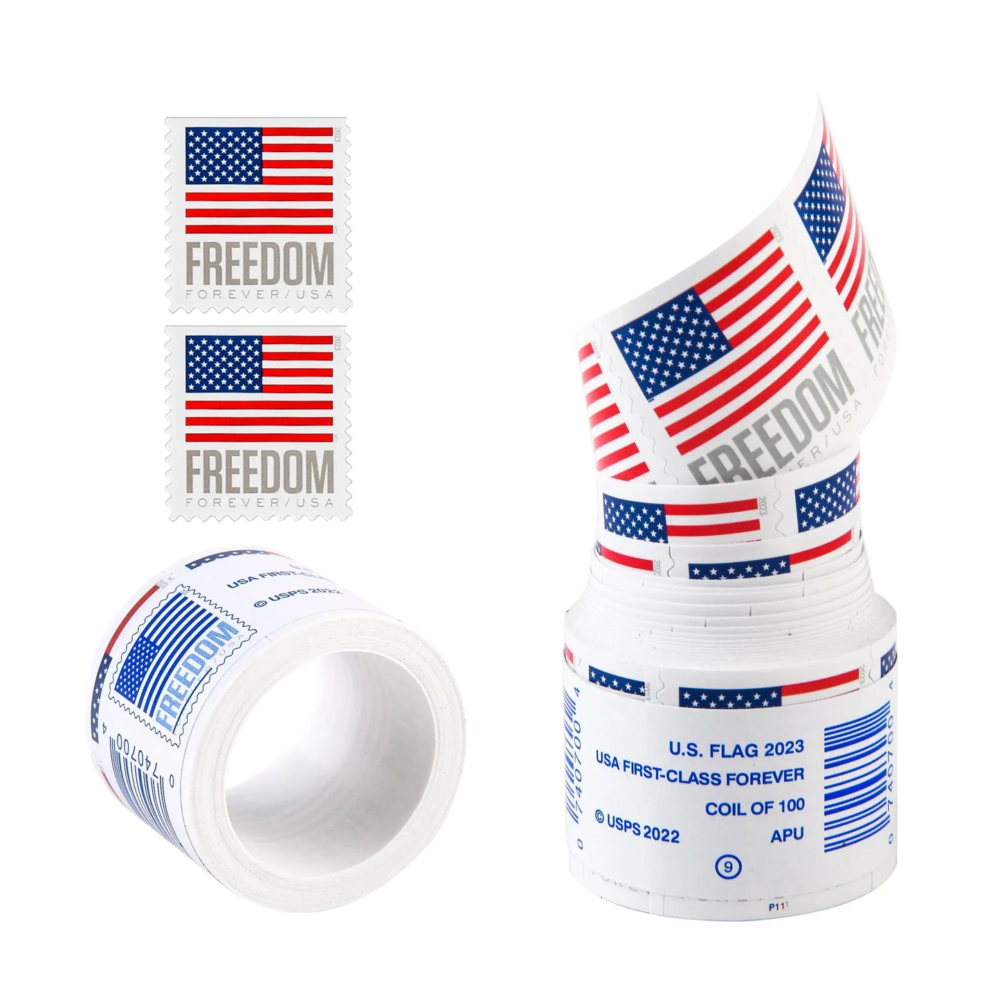 2023 US Flags / Freedom Booklets Rolls Forever First Class Postage Stamps USPS
