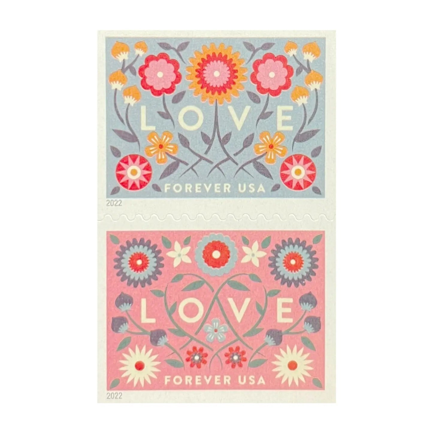 2022 Love Forever First Class Postage Stamps USPS