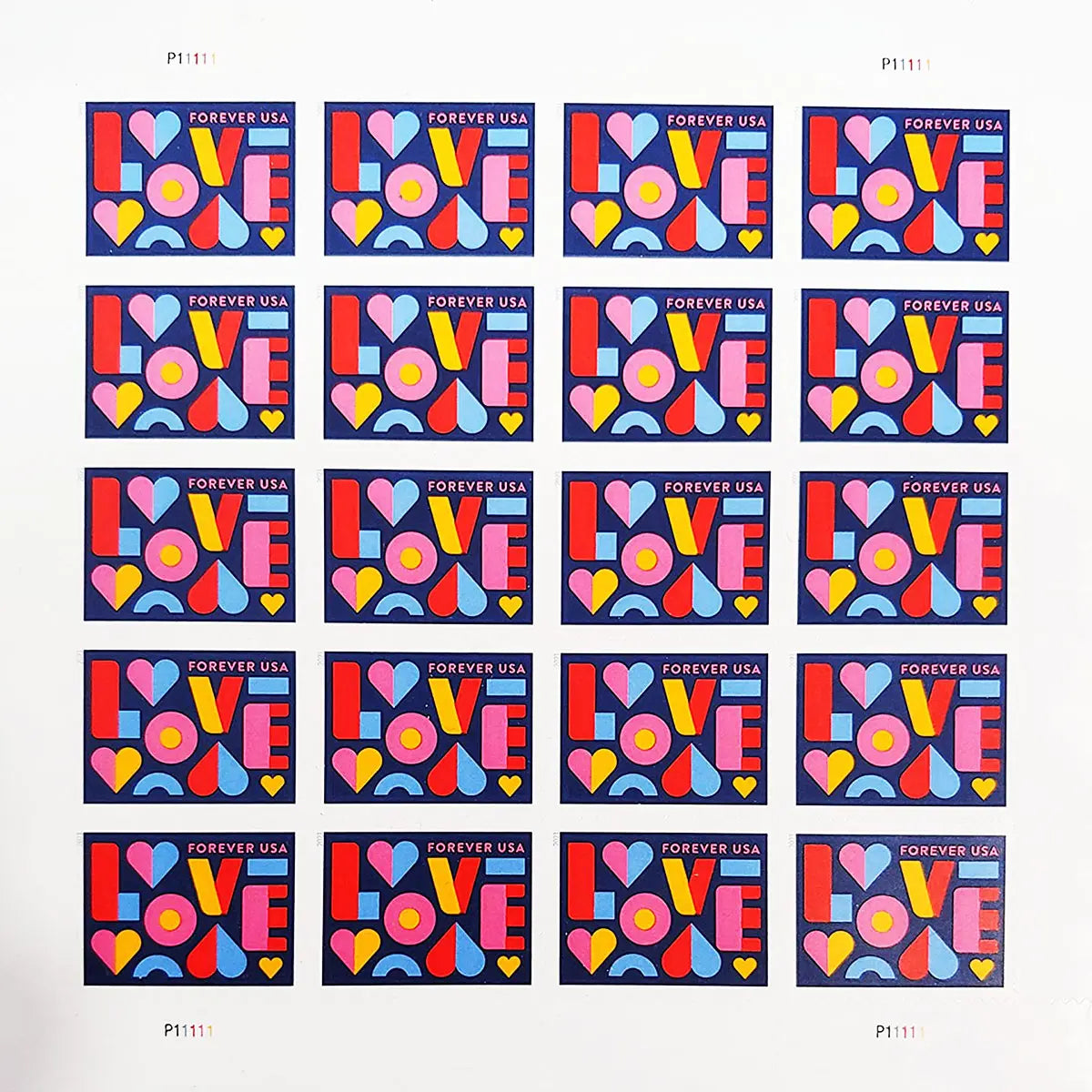 2021 Love Forever Postage Stamps Forever Stamps