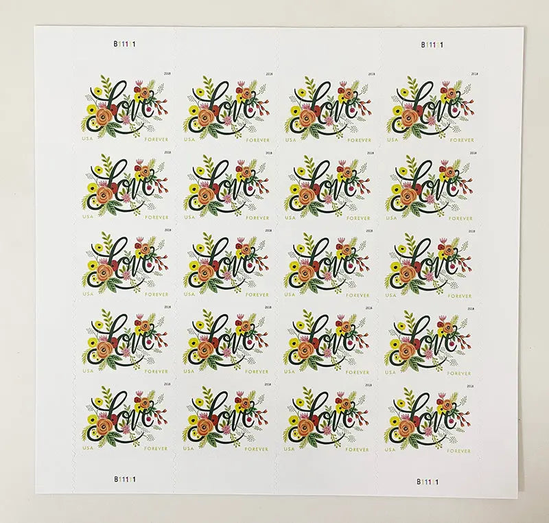 Love Flourishes Forever Postage Stamps Forever Stamps