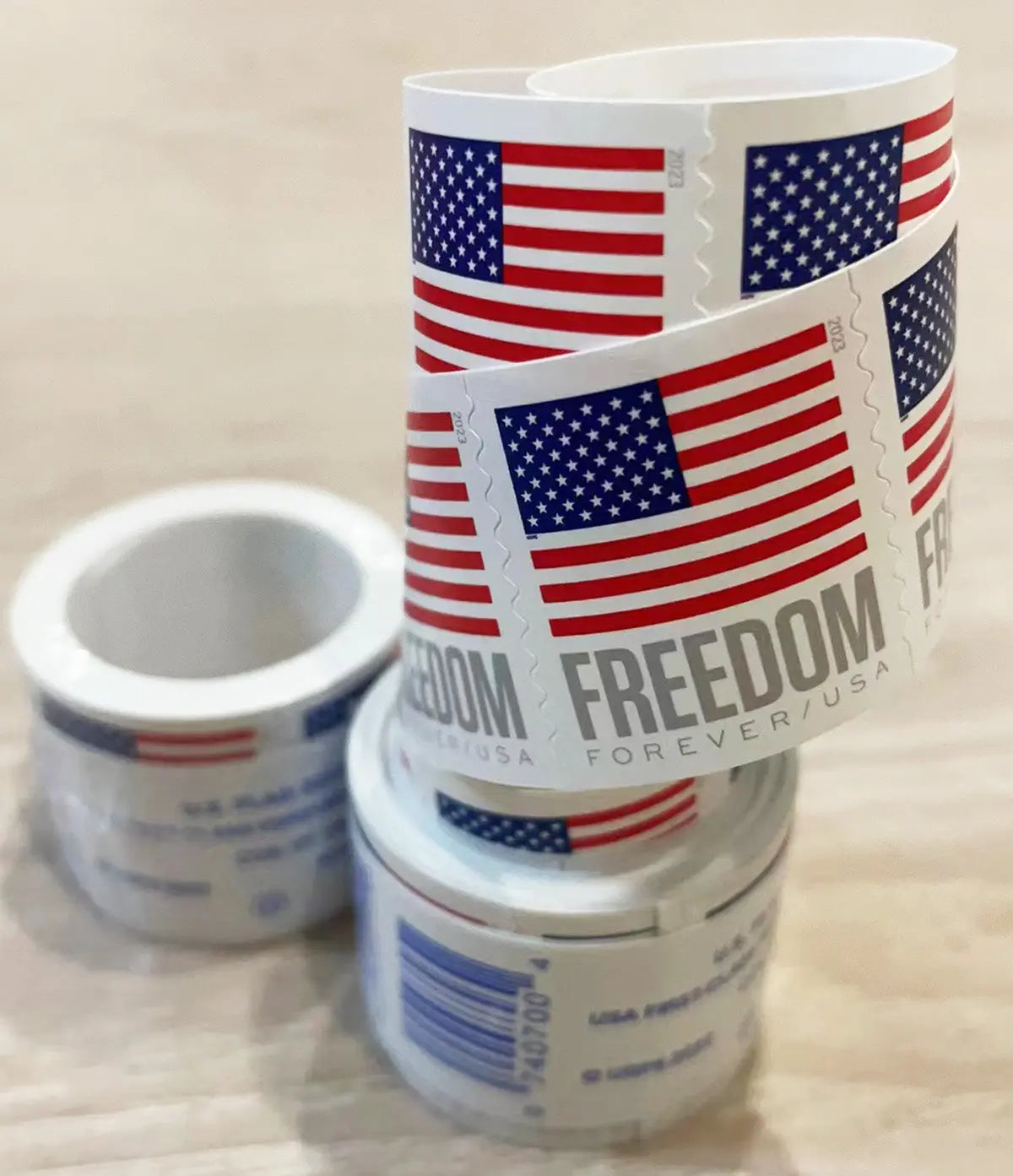 2023 US Flags / Freedom Booklets Rolls Forever First Class Postage Stamps USPS