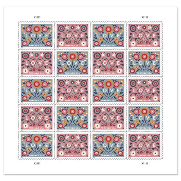 2022 Love Forever First Class Postage Stamps USPS