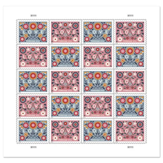 2022 Love Forever First Class Postage Stamps USPS