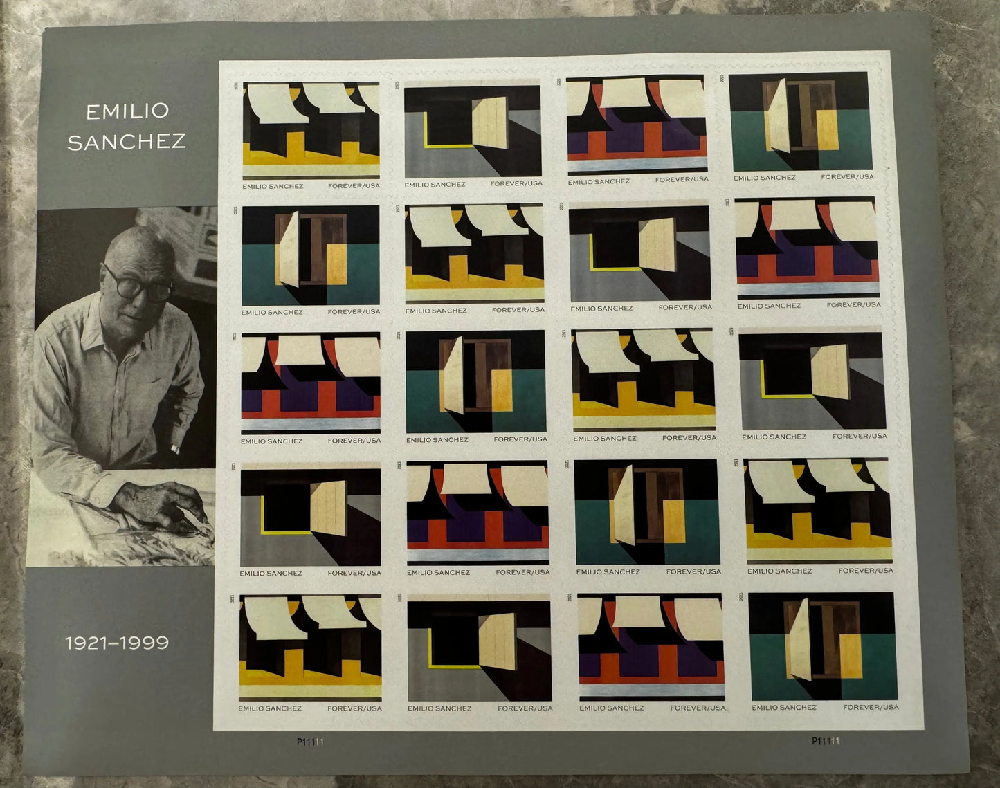 USPS Legendary Artist Emilio Sanchez Honored Forever Postage Stamps USPS