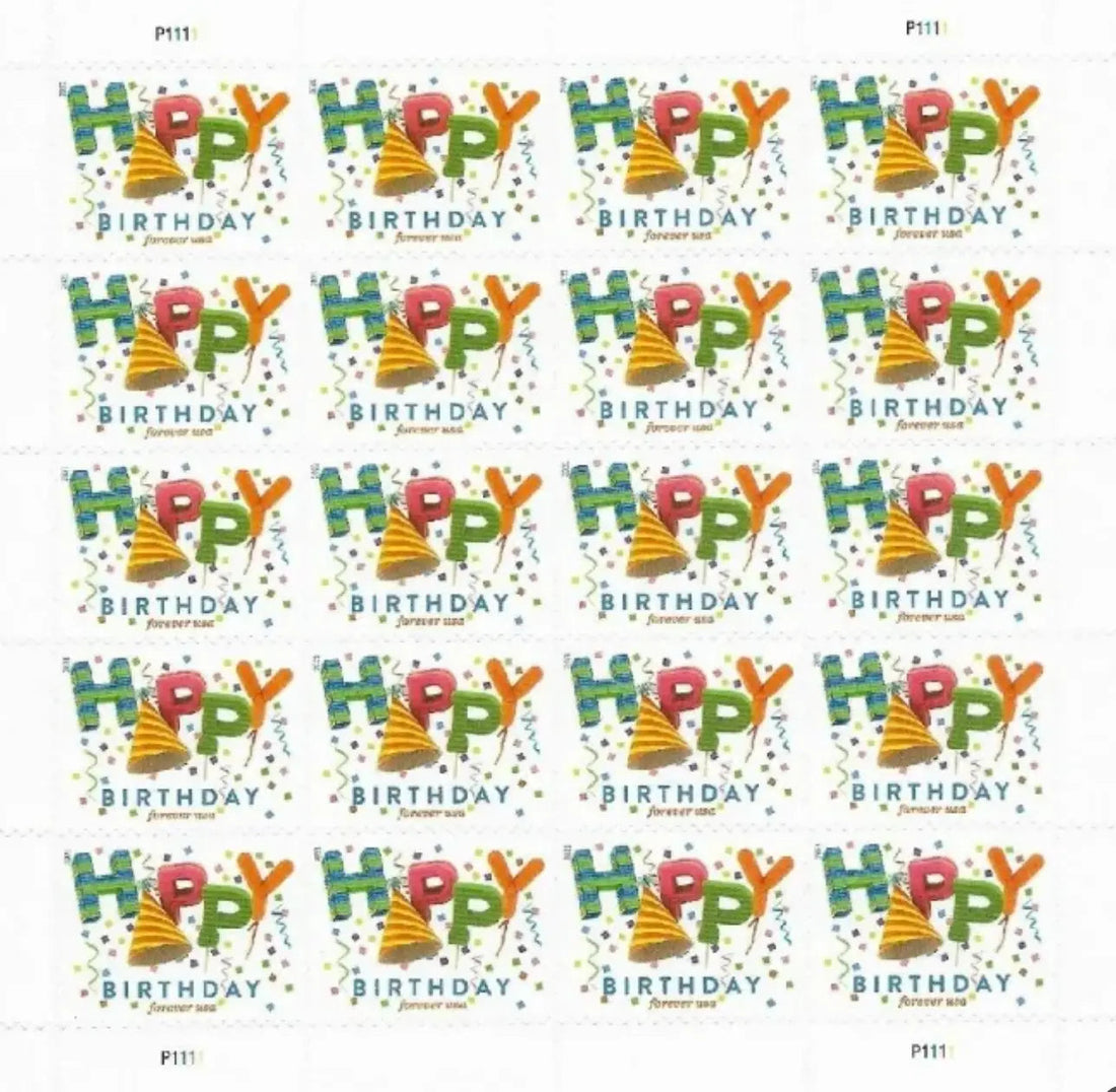 Using Happy Birthday Postage Stamps: A Complete Guide for Birthday Cards
