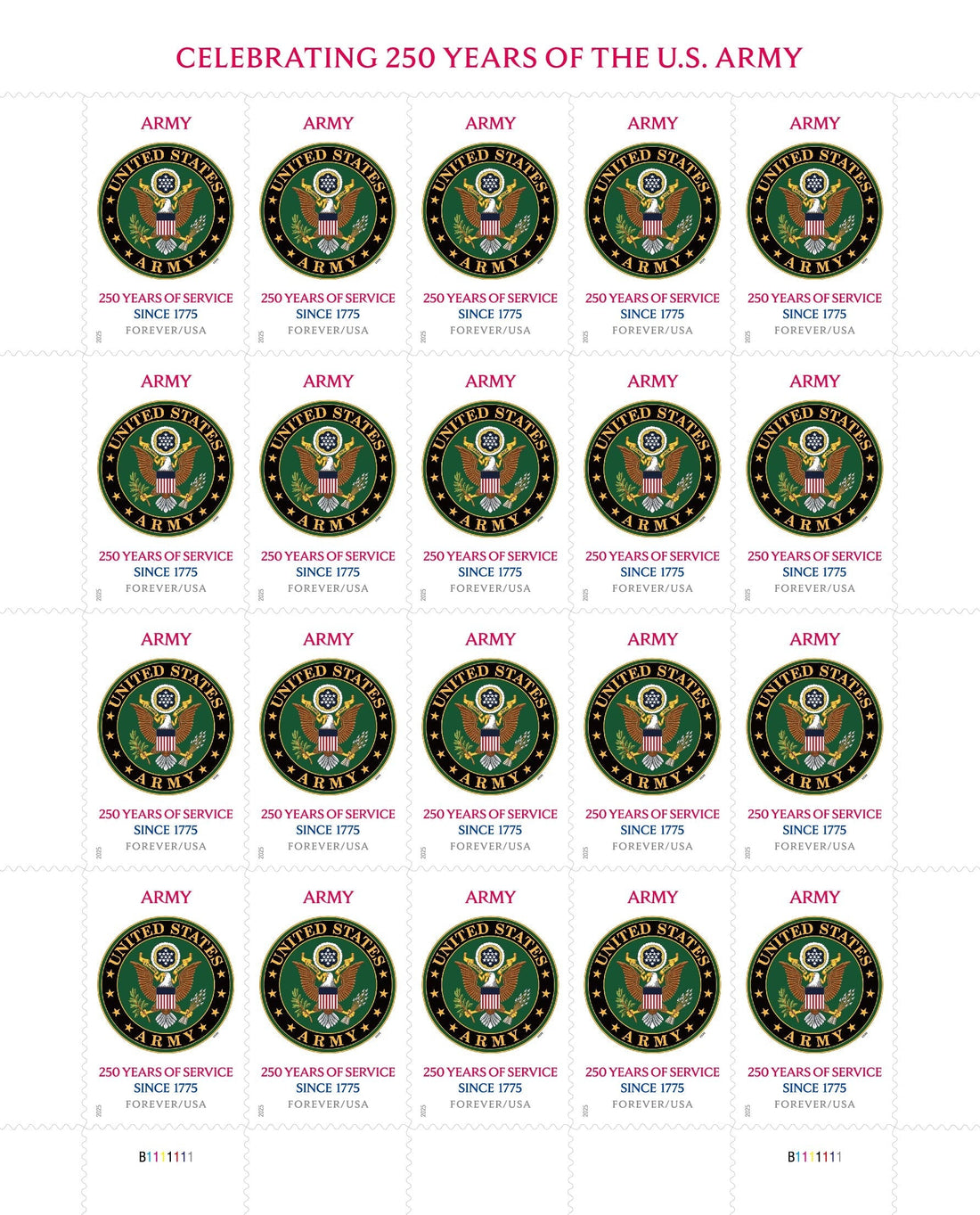 U.S. Army 250th Anniversary: History and Meaning Behind the Stamps