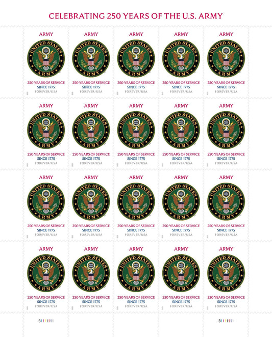 U.S. Army 250th Anniversary: History and Meaning Behind the Stamps