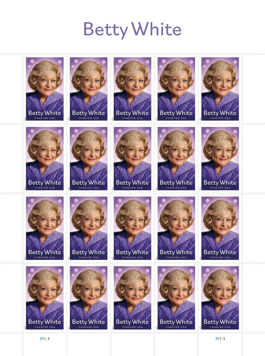 Betty White Forever Stamps