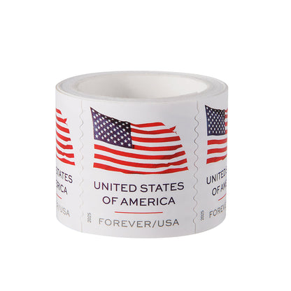 2025 US Flags Booklets / Rolls Forever First Class Postage Stamps USA Stamps Store LLC