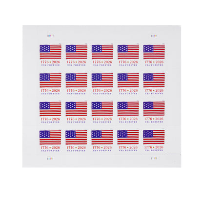 2026 US Flags Rolls / Booklets / Sheets Forever First Class Postage Stamps USPS