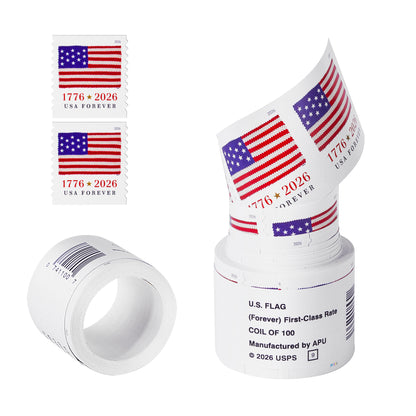 2026 US Flags Rolls / Booklets / Sheets Forever First Class Postage Stamps USPS