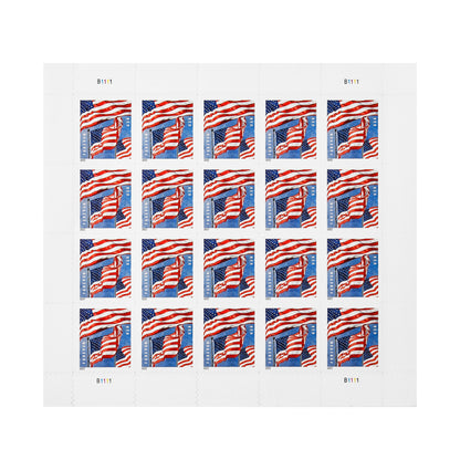 2022 US Flags in Sheets / Rolls Forever Postage Stamps