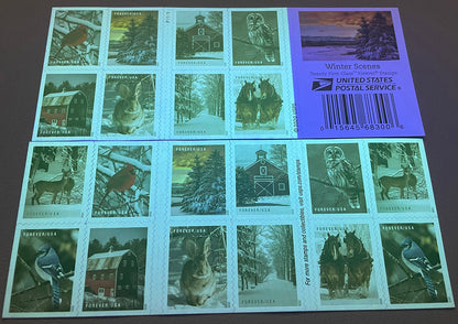 Winter Scenes Forever Postage Stamps