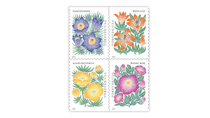 Mountain Flora Forever Postage Stamps