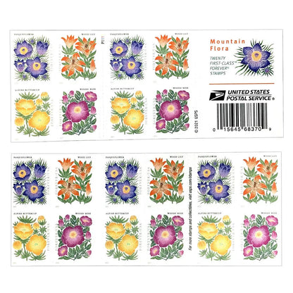 Mountain Flora Forever Postage Stamps