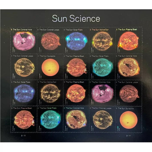 Sun Science Forever Postage Stamps