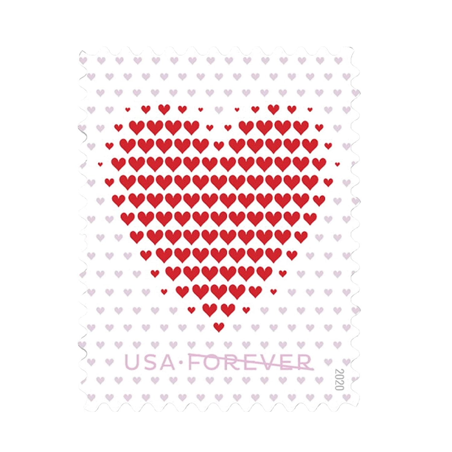 Made of Hearts Forever Postage Stamps