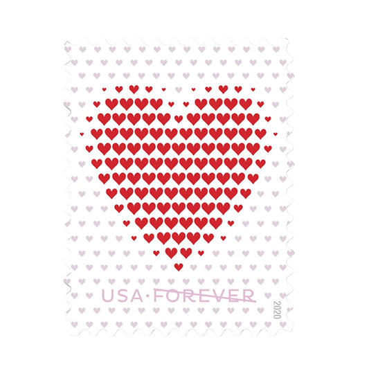 Made of Hearts Forever Postage Stamps