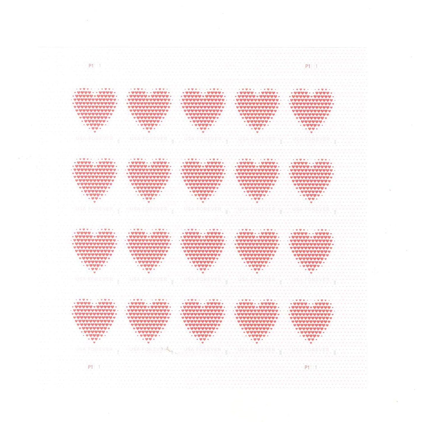 Made of Hearts Forever Postage Stamps