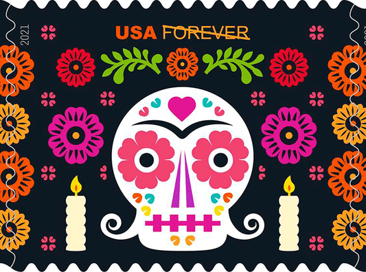 Day of the Dead Forever Postage Stamps